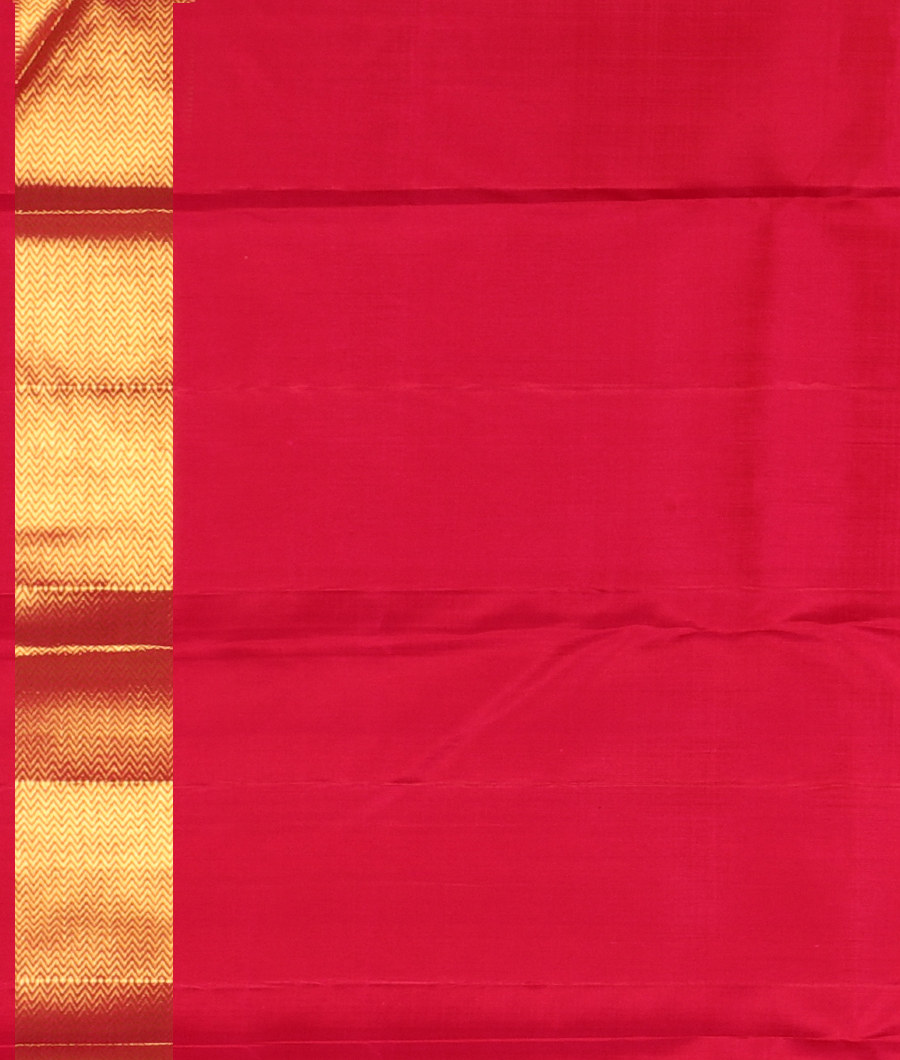 Pinkish Orange Handwoven Kanjivaram Silk Saree T2925223