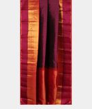 Purple Handwoven Kanjivaram Silk Saree T2936262