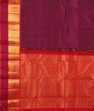 Purple Handwoven Kanjivaram Silk Saree T2936264