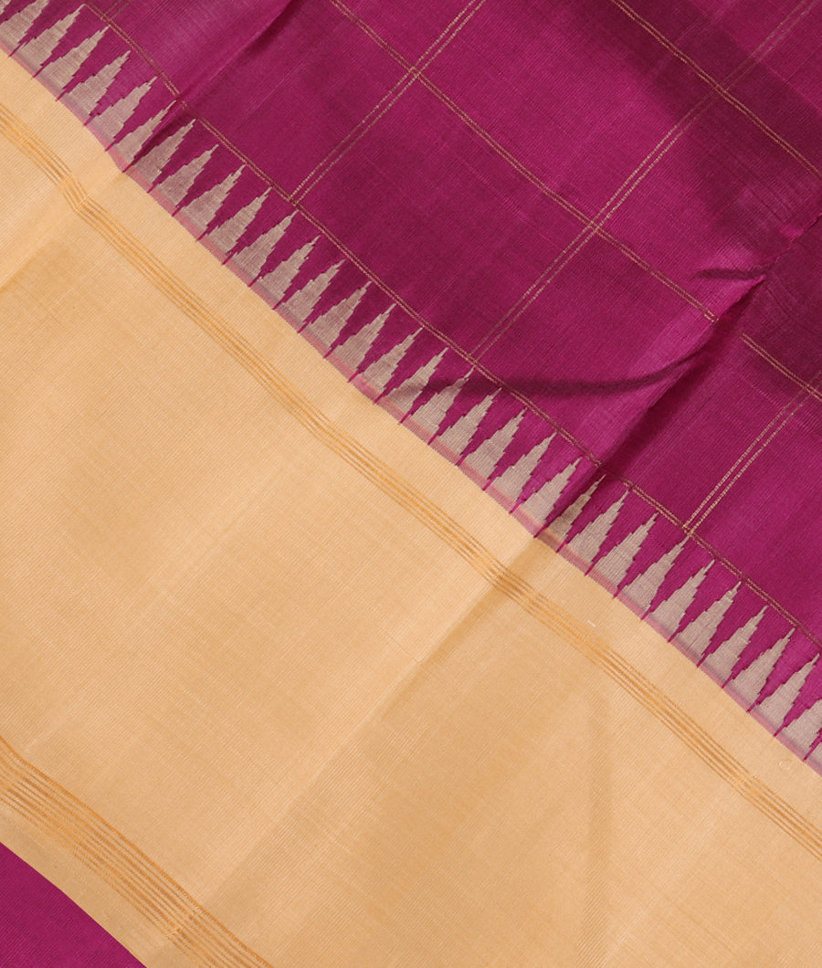 Purple Handwoven Kanjivaram Silk Saree T295994-image