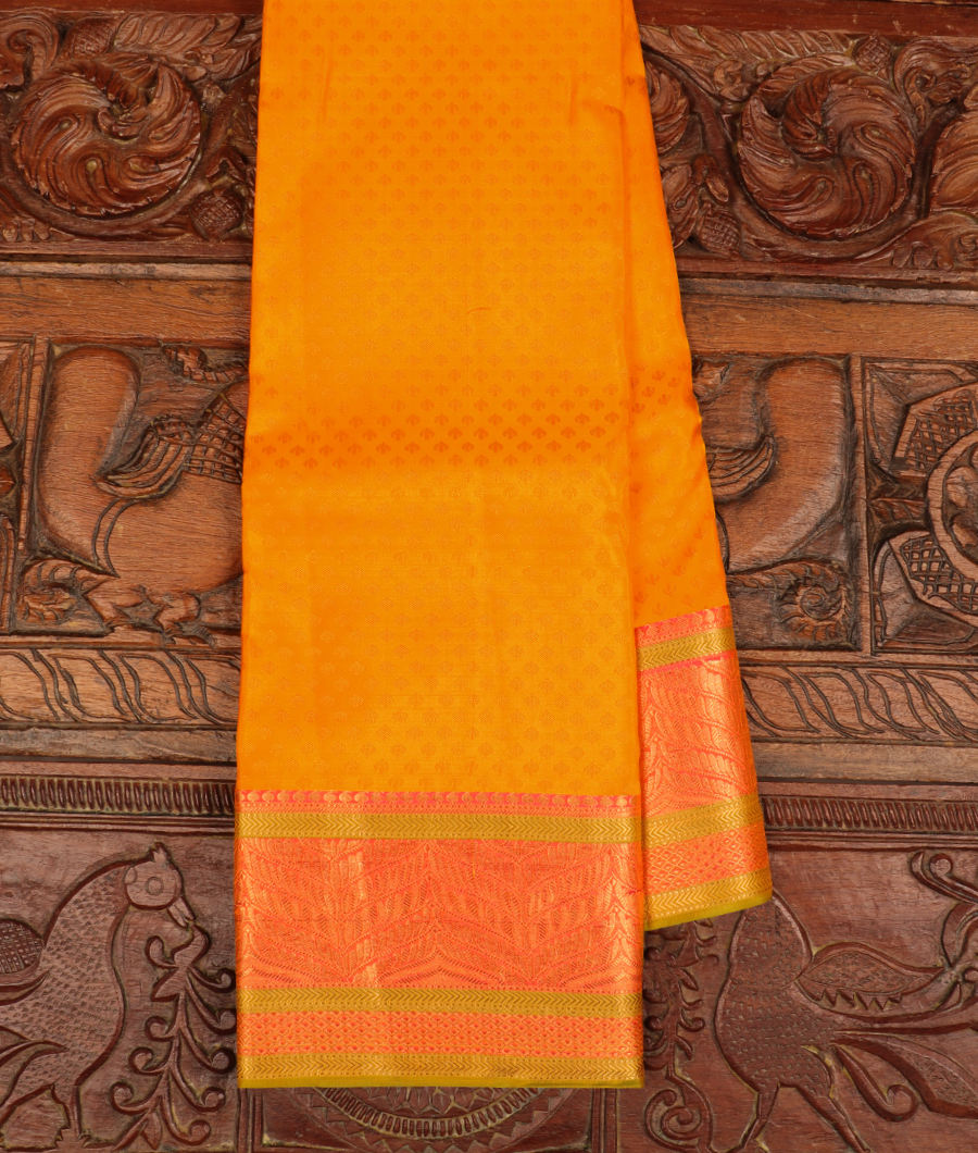 Yellow Soft Silk Saree T280711-image