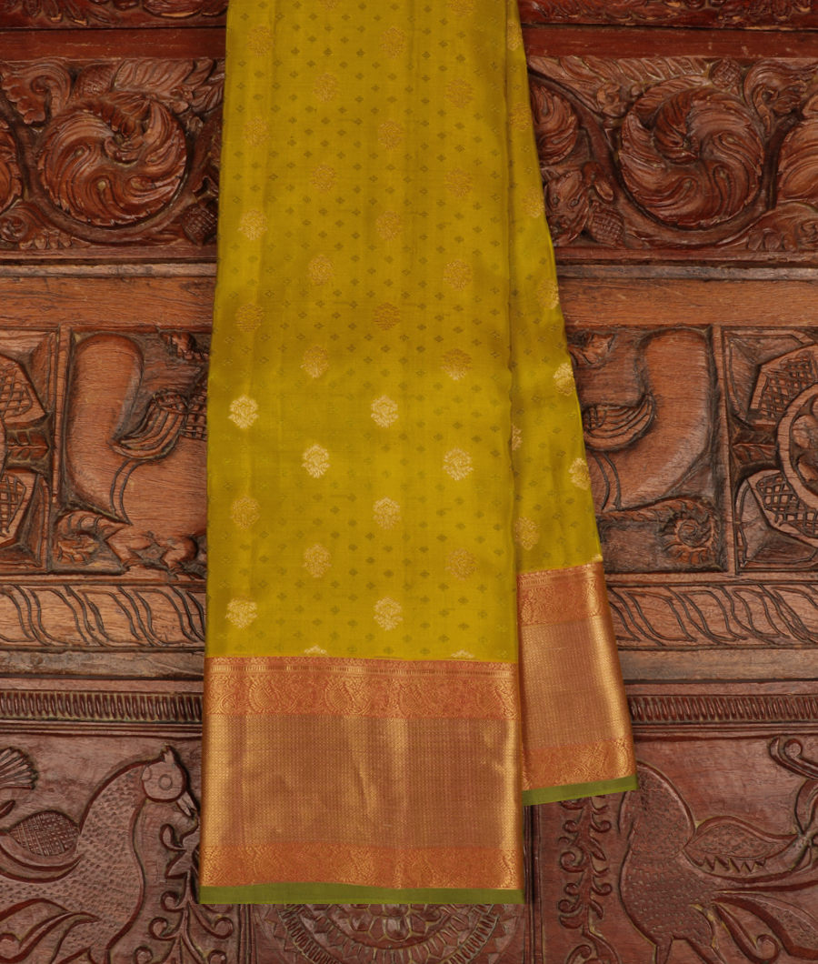 Green Soft Silk Saree T303082-image