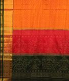 Orange Patola Silk Saree T3068644
