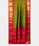 Yellowish Green Handwoven Kanjivaram Silk Saree T2426702