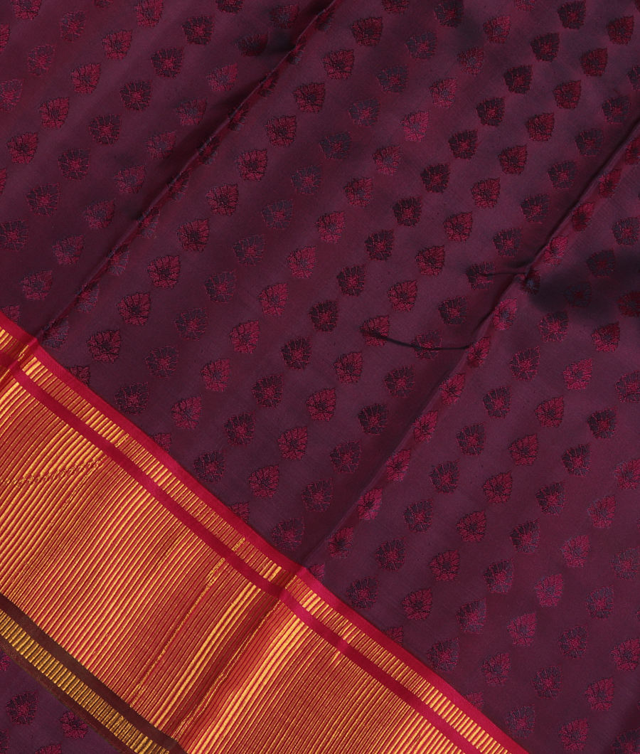 Wine Purple Soft Silk Saree T125248-image
