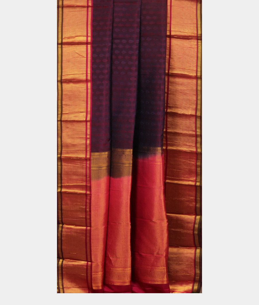 Wine Purple Soft Silk Saree T1252482