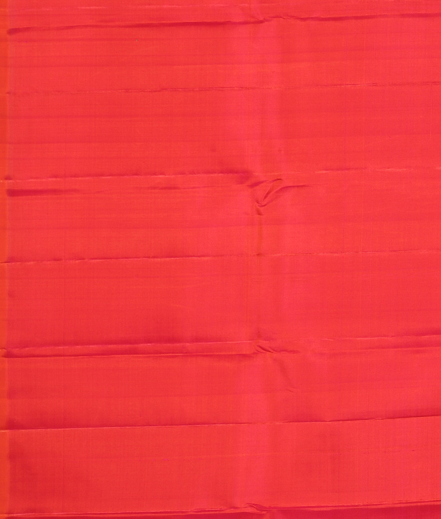 Pinkish Orange Handwoven Kanjivaram Silk Saree T3026173