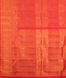 Pinkish Orange Handwoven Kanjivaram Silk Saree T3026174