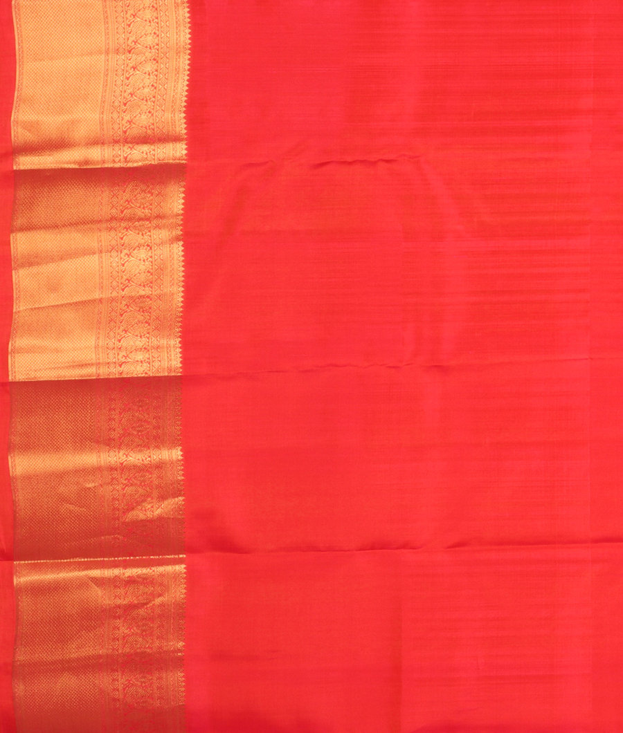 Pinkish Orange Soft Silk Saree T3031693