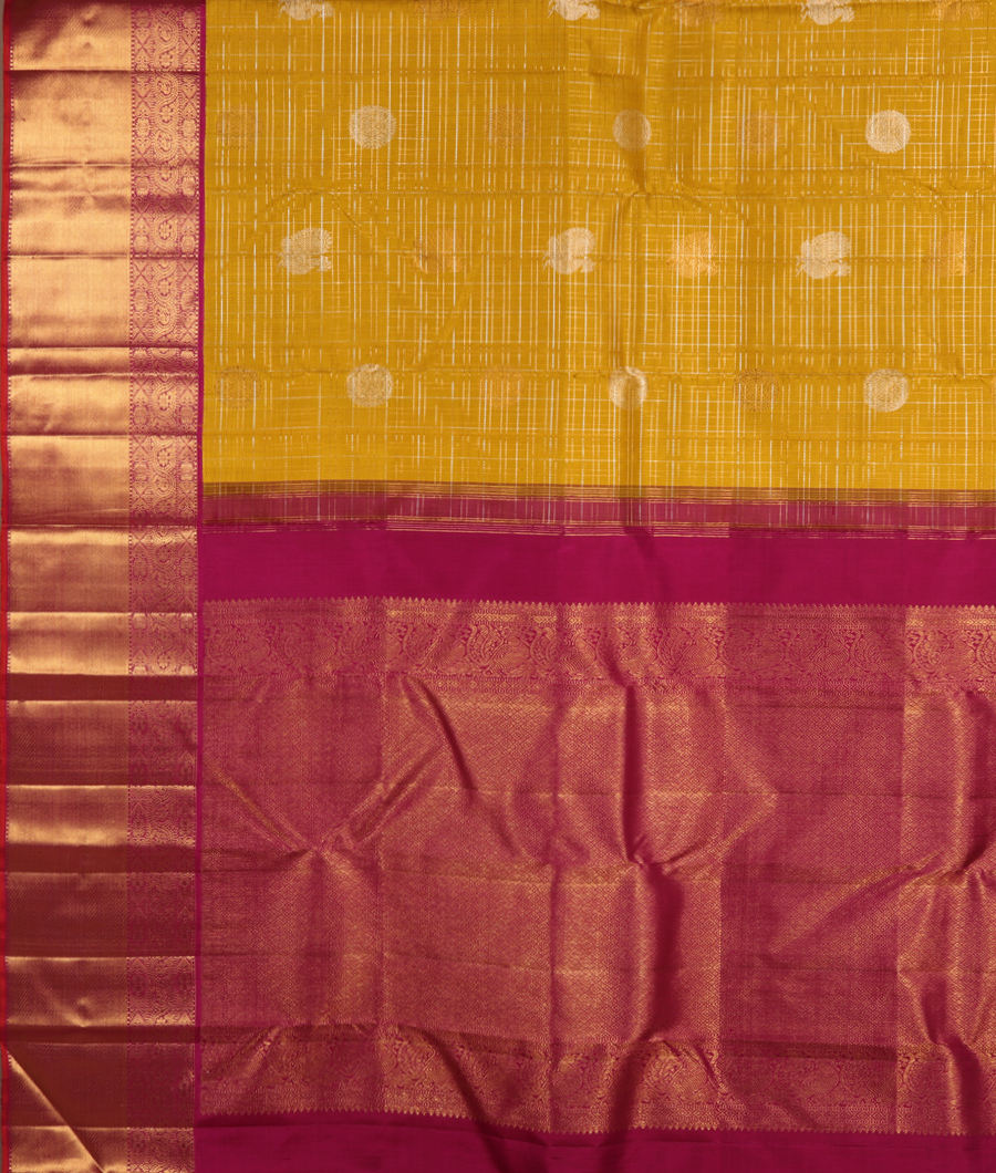 Green Handwoven Kanjivaram Silk Saree T3019164