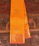 Yellow Handwoven Kanjivaram Silk Saree T3024391