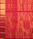 Pinkish Red Handwoven Kanjivaram Silk Saree T2850644