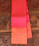 Pinkish Orange Handwoven Kanjivaram Silk Saree T3024301