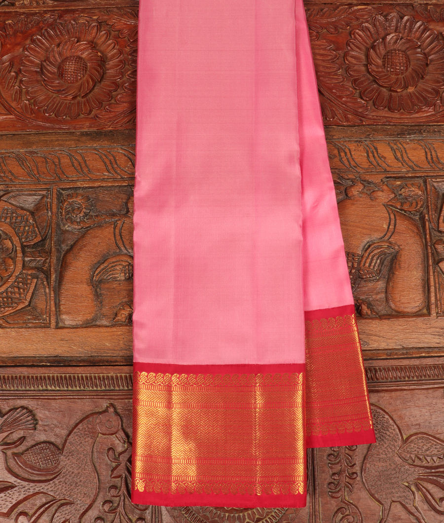 Pink Handwoven Kanjivaram Silk Saree T303010-image