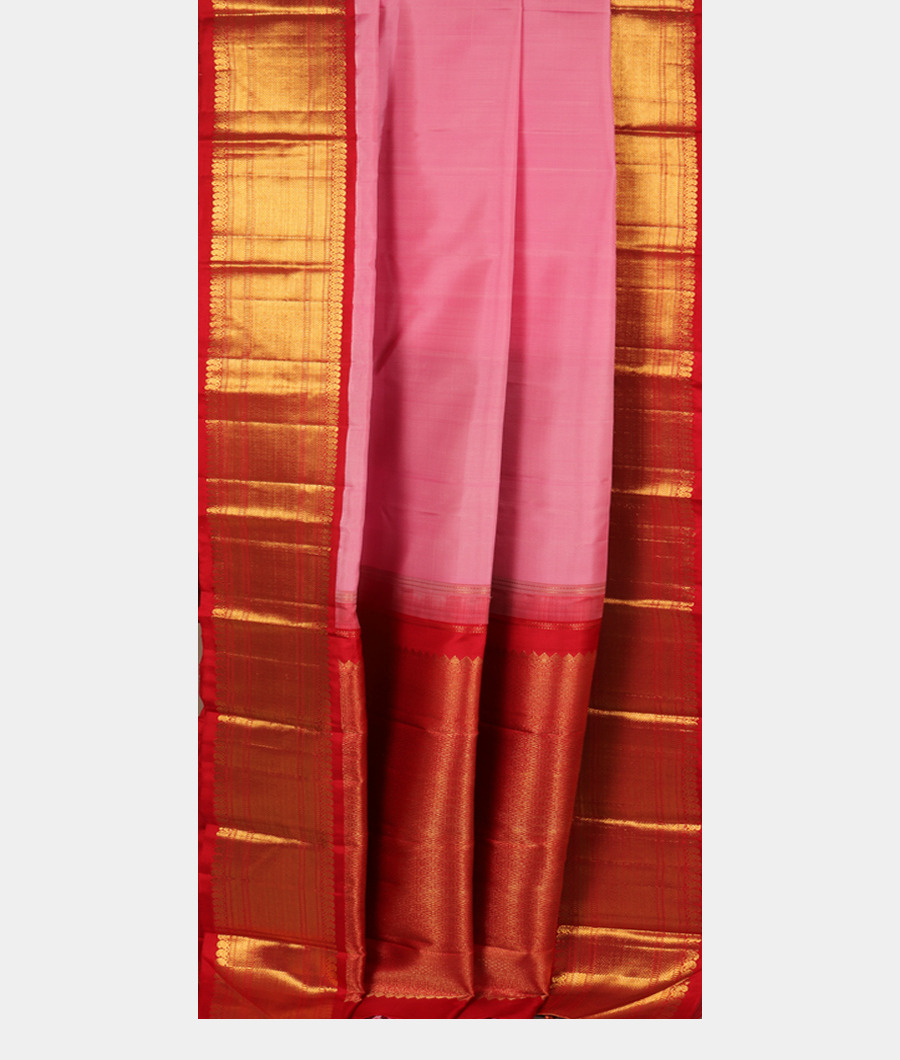 Pink Handwoven Kanjivaram Silk Saree T3030102
