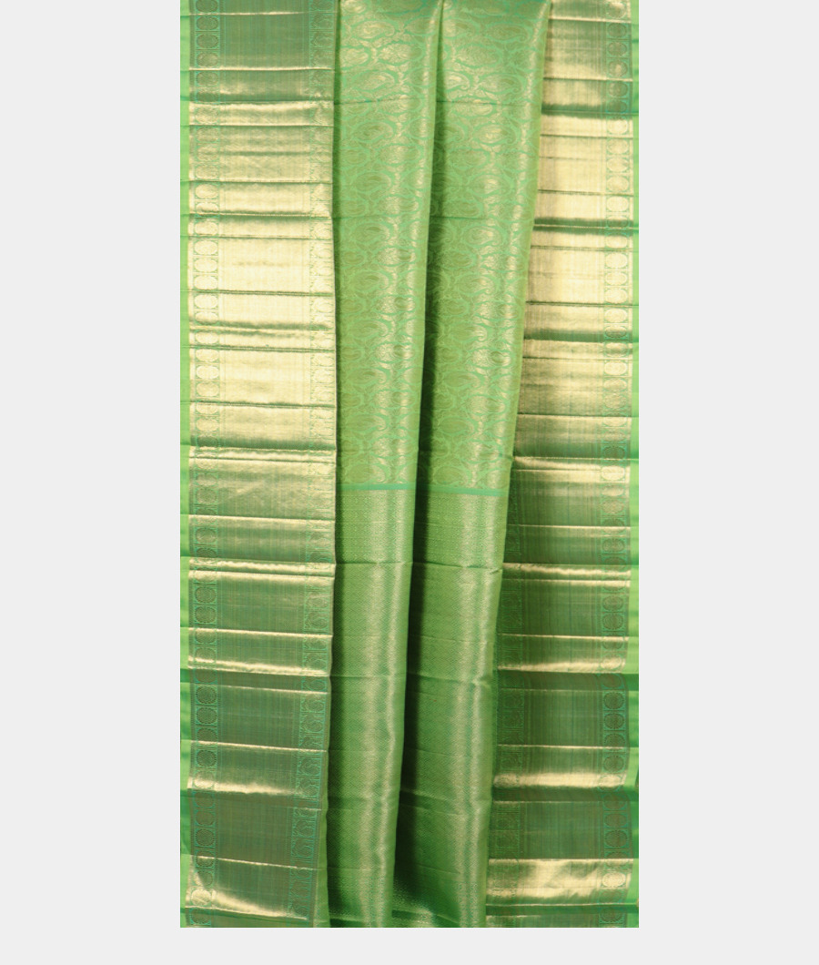 Green Handwoven Kanjivaram Silk Saree T2467102