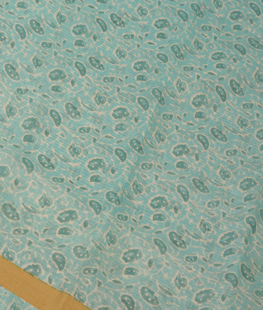 Blue Kota Cotton Saree T308504-image