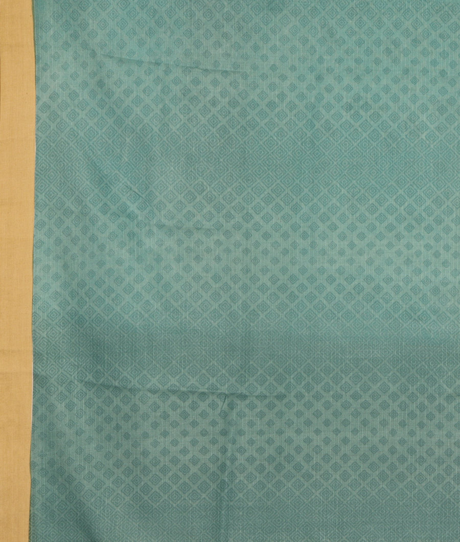 Blue Kota Cotton Saree T3085043