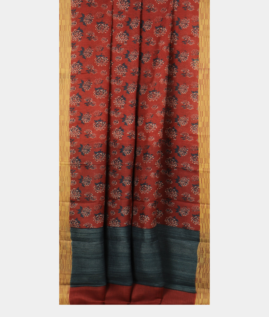 Brown Kota Cotton Saree T3085062