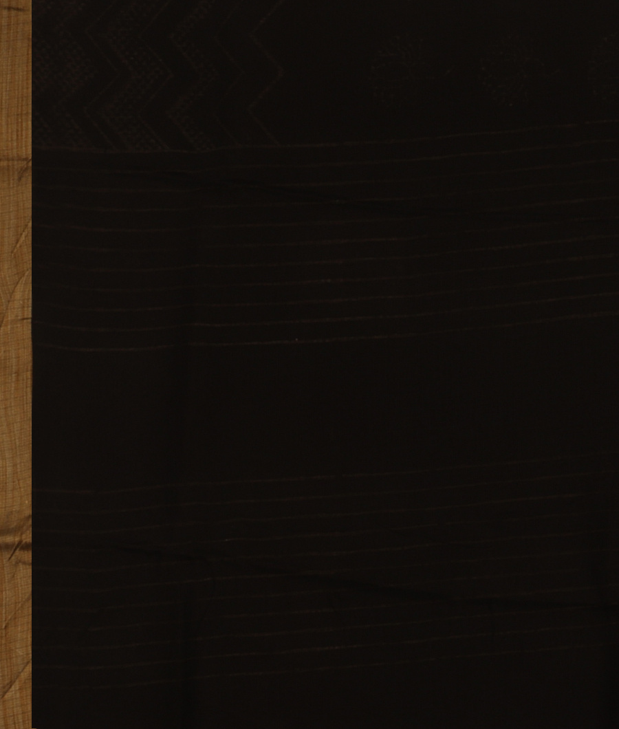 Black Kota Cotton Saree T3035733