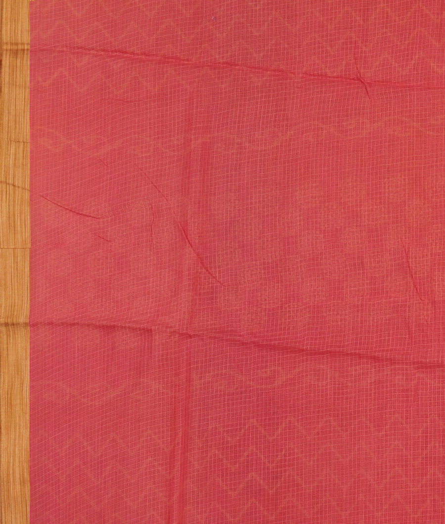 Yellow Kota Coton Saree T2861453