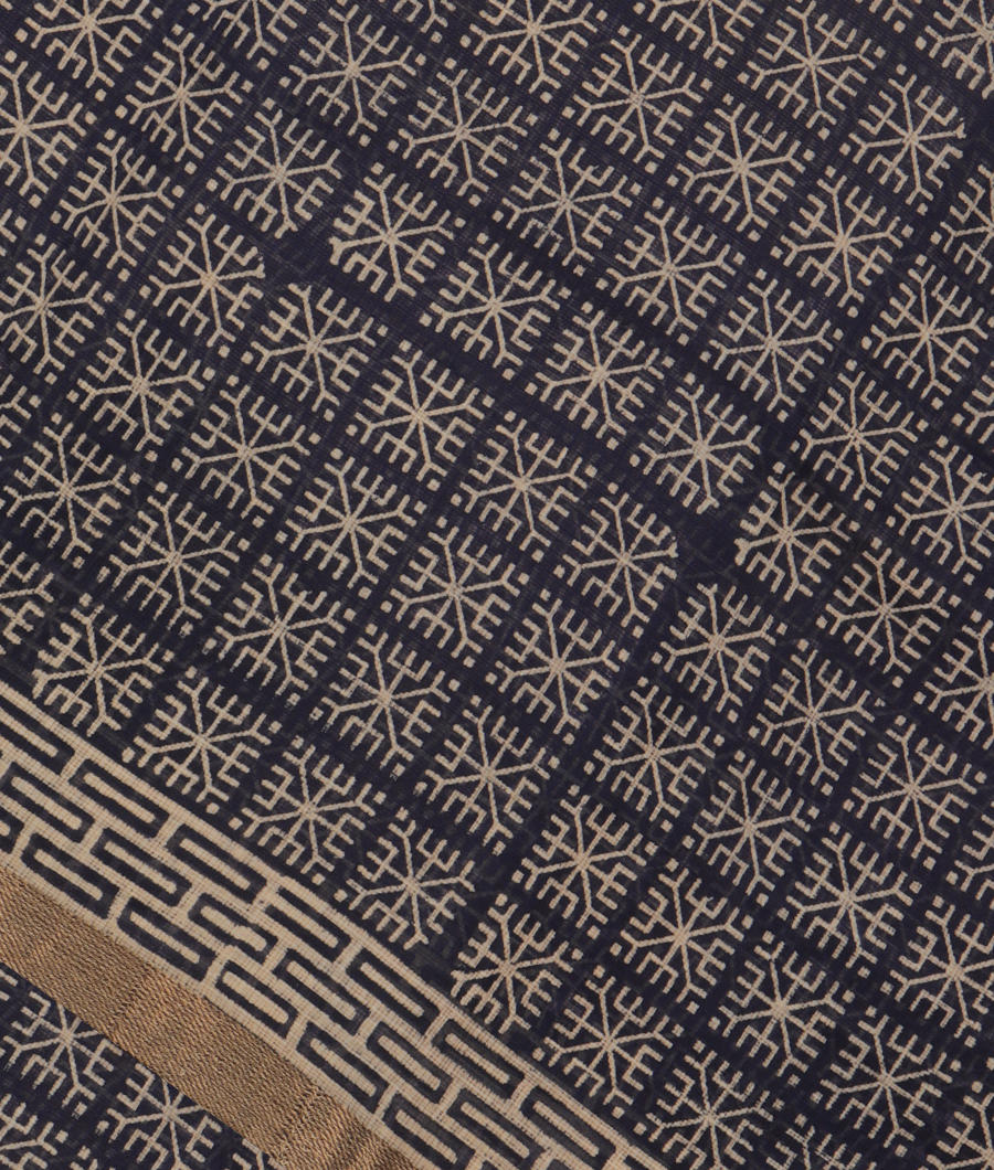 Blue Kota Cotton Saree T286155-image