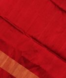 Red Woven Raw Silk Saree T3085601