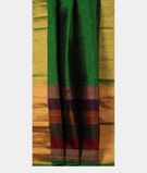 Green Woven Raw Silk Saree T3085642