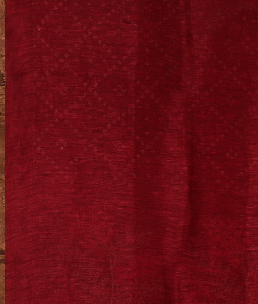 maroon-linen-printed-saree-t303862-t303862-c