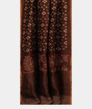 Brown Linen Printed Saree T3038232