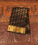 Black Handwoven Kanjivaram Silk Blouse T281