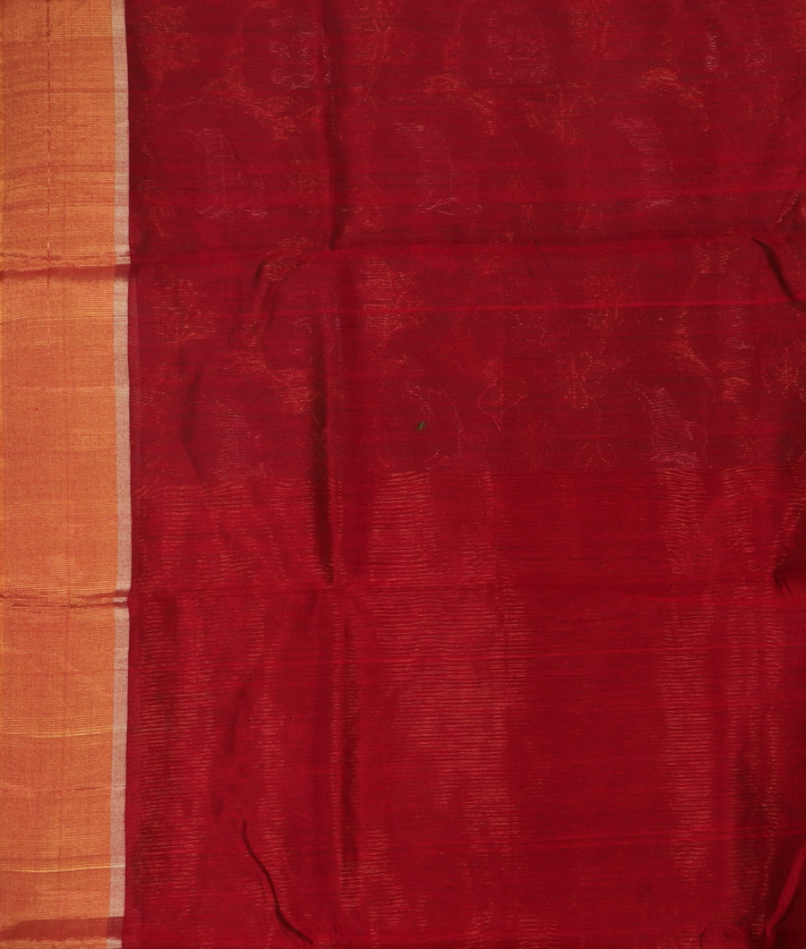 Green Chanderi Silk Saree T2269293