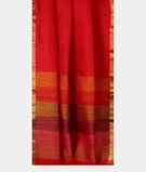 Red Woven Raw Silk Saree T3068422