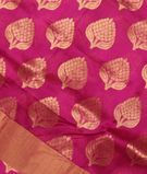 Purple Chanderi Silk Saree T2657841
