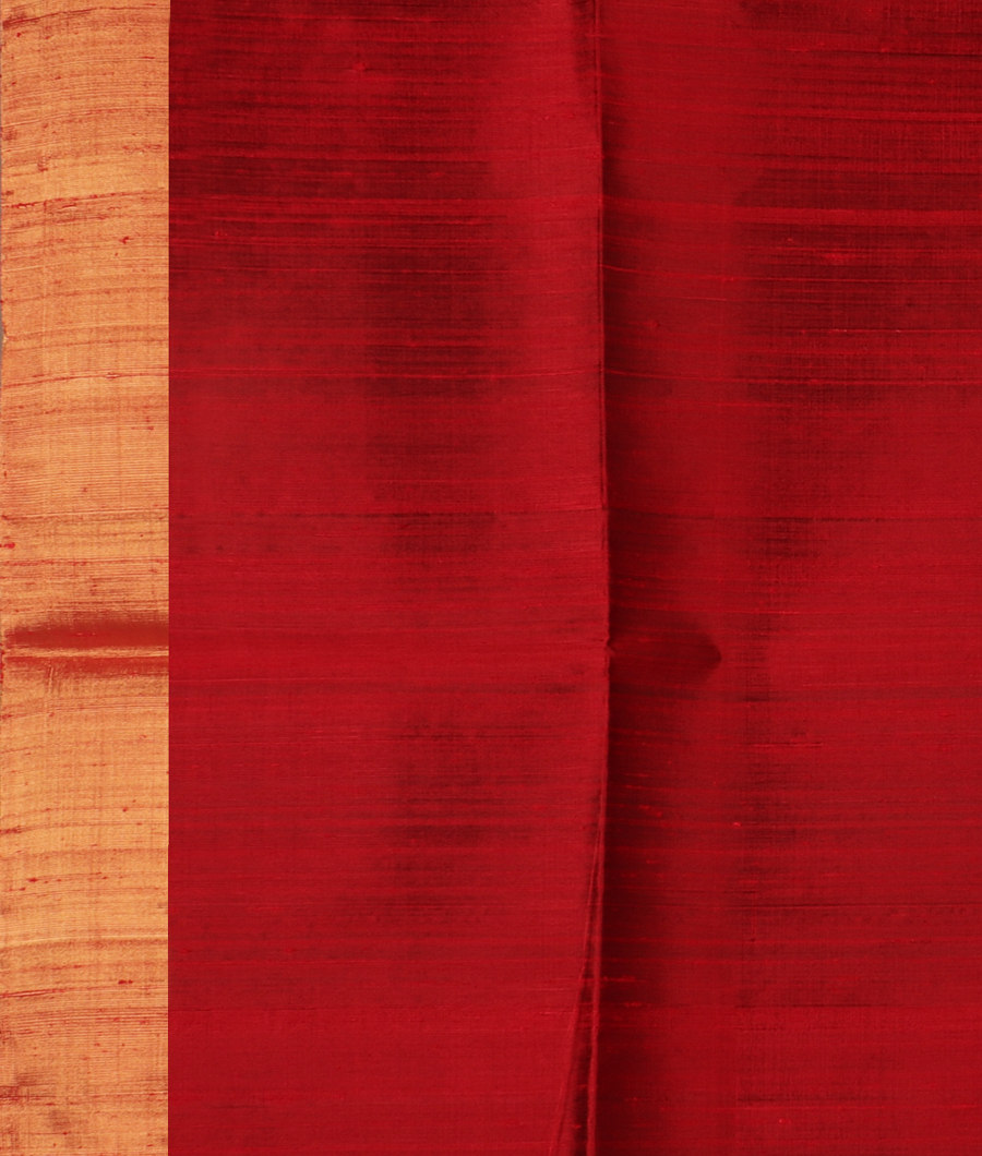 Black Woven Raw Silk Saree T3085513