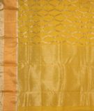 Yellow Chanderi Silk Saree T2657784