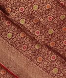 Brown Banaras Silk Saree T2617231