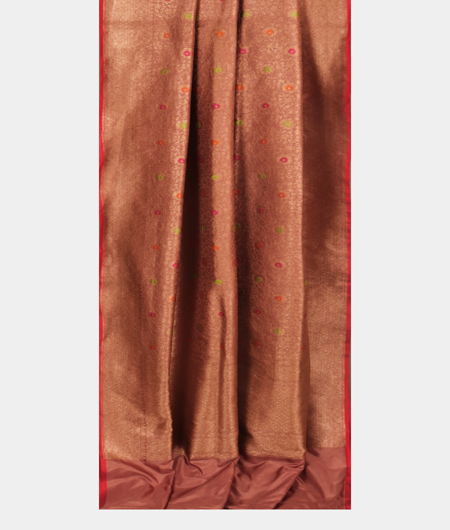 Dusty Pink Banaras Silk Saree T2659832