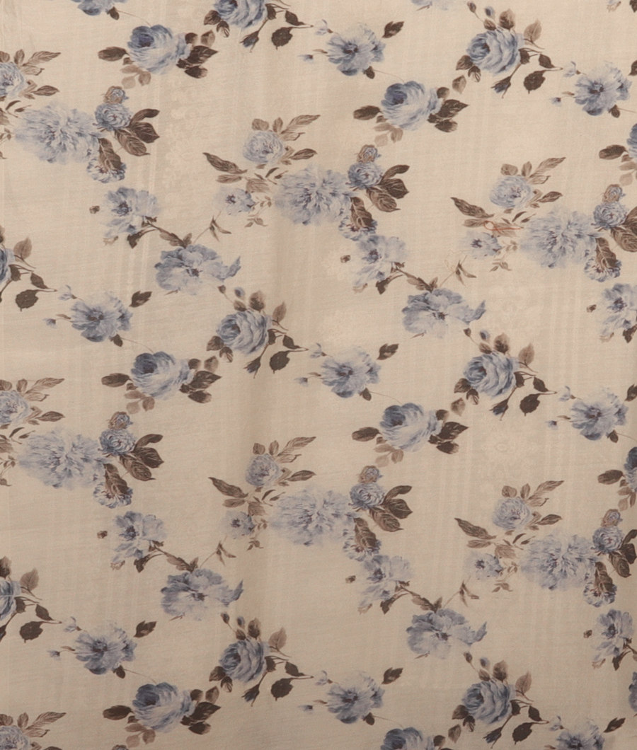 White Kora Organza Embroidery Saree T3000743