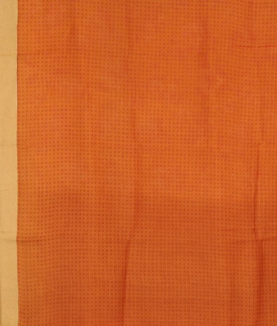 Yellow Kota Cotton Saree T3084973