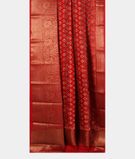 Red Soft Printed Cotton Saree T3014192