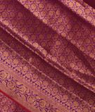 Violet Banaras Silk Saree T3090871