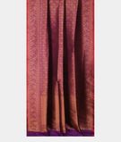 Violet Banaras Silk Saree T3090872