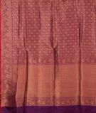 Violet Banaras Silk Saree T3090874