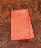 Peach Handwoven Kanjivaram Silk Blouse LA142301