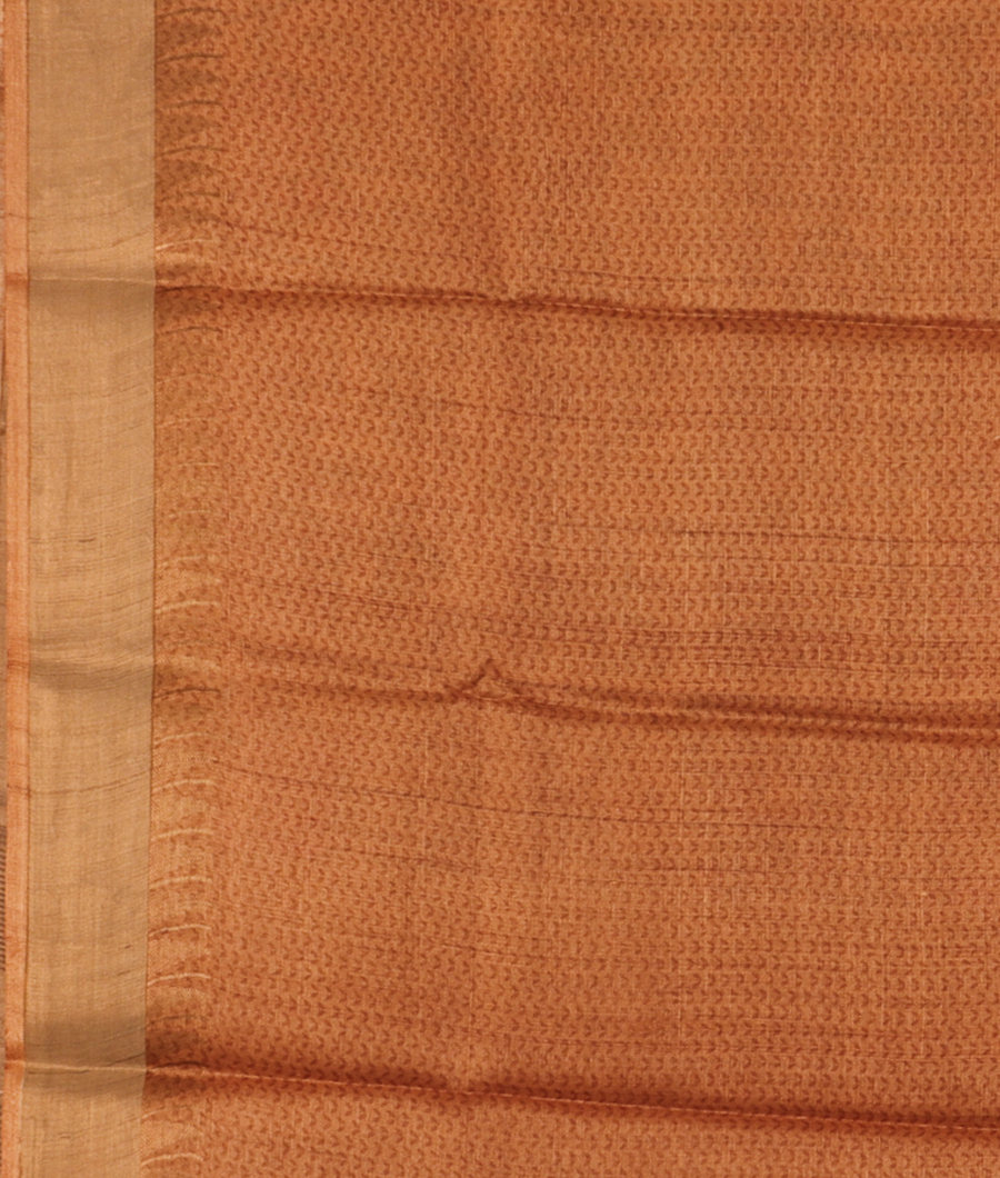 Beige Tussar Printed Saree T2703083