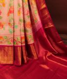Pink Printed Kanjivaram Silk Saree T2950034