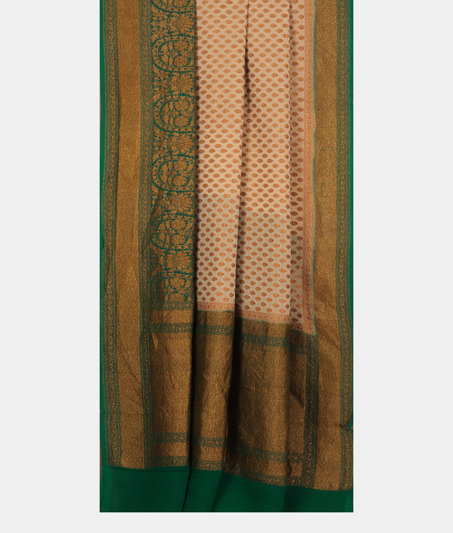 Off-White Banaras Georgette Silk Saree T2677002