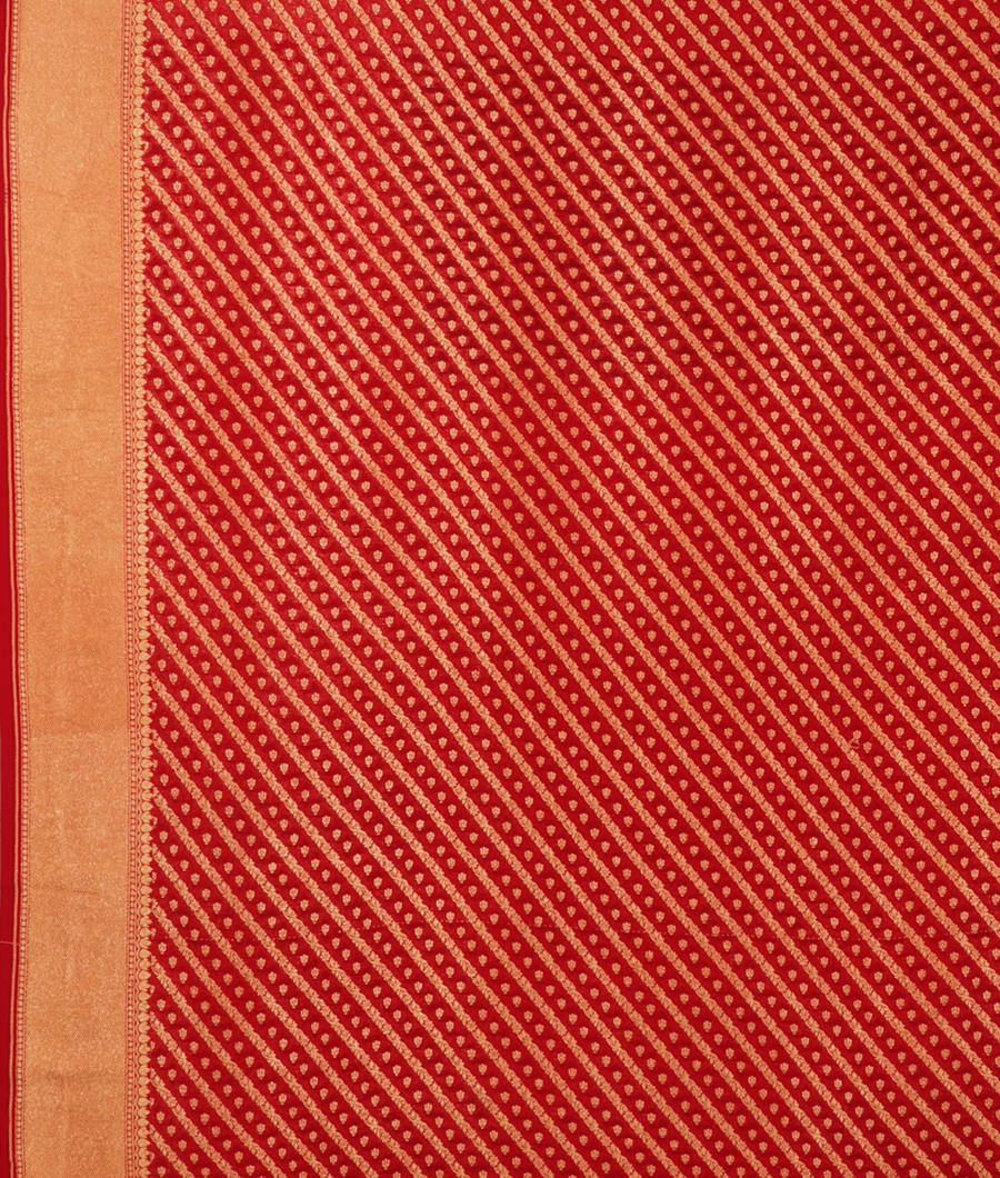 Green Banaras Georgette Silk Saree T2669903