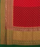 Red Banaras Georgette Silk Saree T2669614